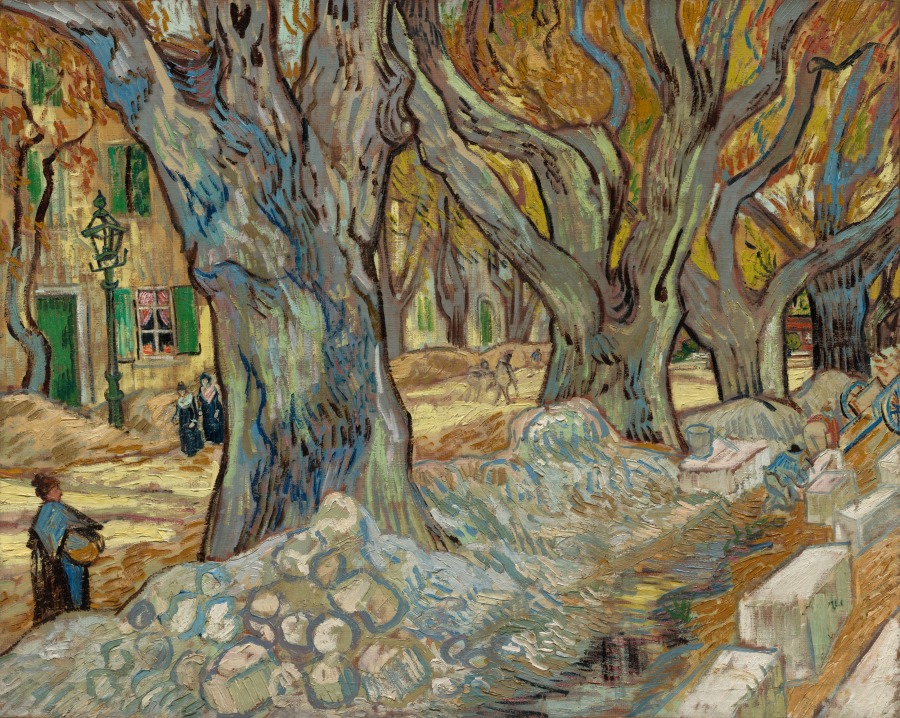 The Large Plane Trees (Road Menders at Saint-Rémy) by Vincent van Gogh